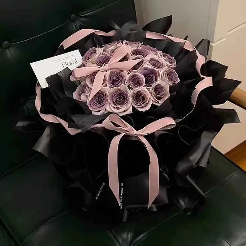 Umeko Sauce Eternal Life Flower Simulation Floral Soap Rose Bouquet Birthday Gift for Girlfriend and Best Friend Holiday