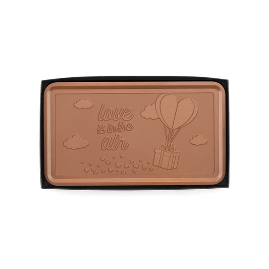 Engraved Premium Chocolate Love Is In The Air (Happy Valentine’s Day) w/ Personalized Message 1lb Grand Bar