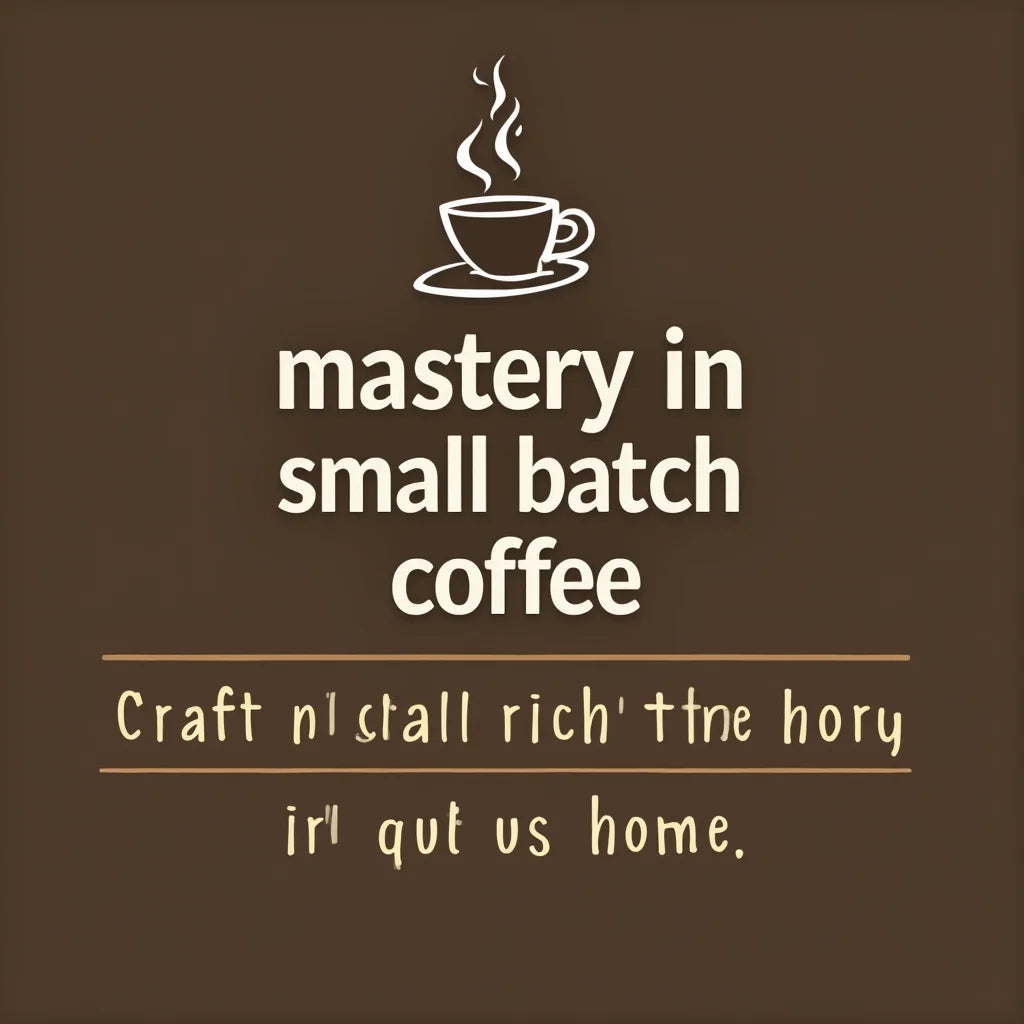 Small Batch Coffee - Maestría en café de lote pequeño: Elabora sabores ricos en casa