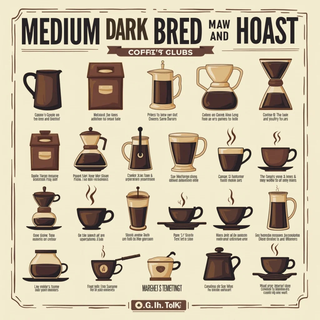 Medium Dark Roast - Medium Dark Roast Flavor Map and Home Brewing Tips