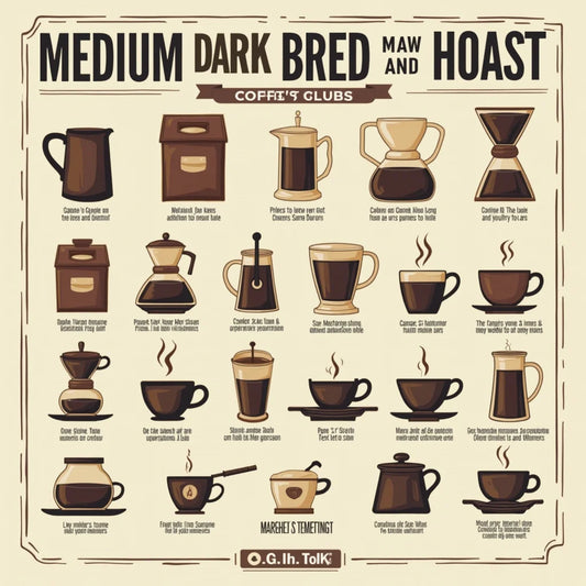 Medium Dark Roast - Medium Dark Roast Flavor Map and Home Brewing Tips