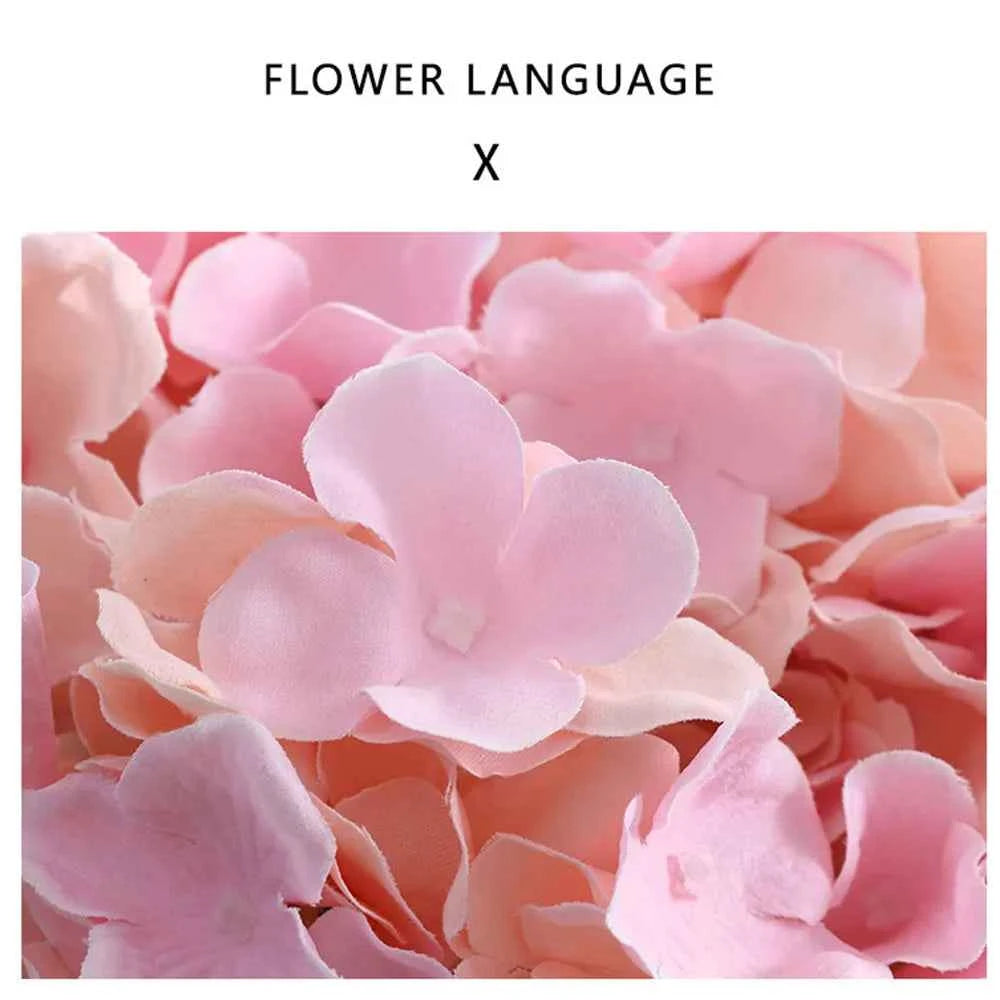 1 bouquet Artificial Silk Peony Hydrangea Flower Home Wedding Party Birthday New Year Valentines Day Floral Decor