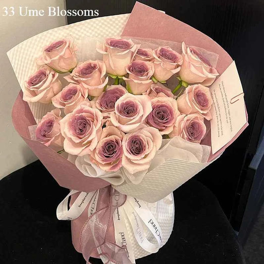 Umeko Sauce Eternal Life Flower Simulation Floral Soap Rose Bouquet Birthday Gift for Girlfriend and Best Friend Holiday