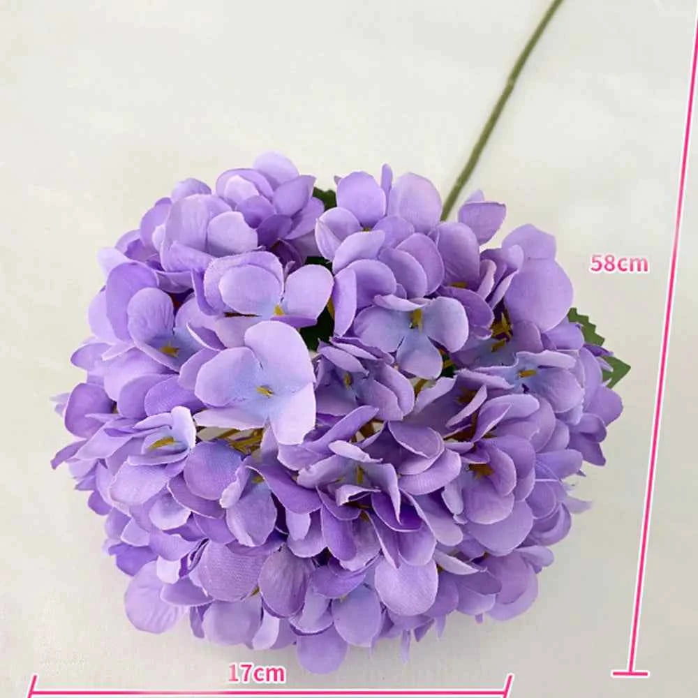 1 bouquet Artificial Silk Peony Hydrangea Flower Home Wedding Party Birthday New Year Valentines Day Floral Decor