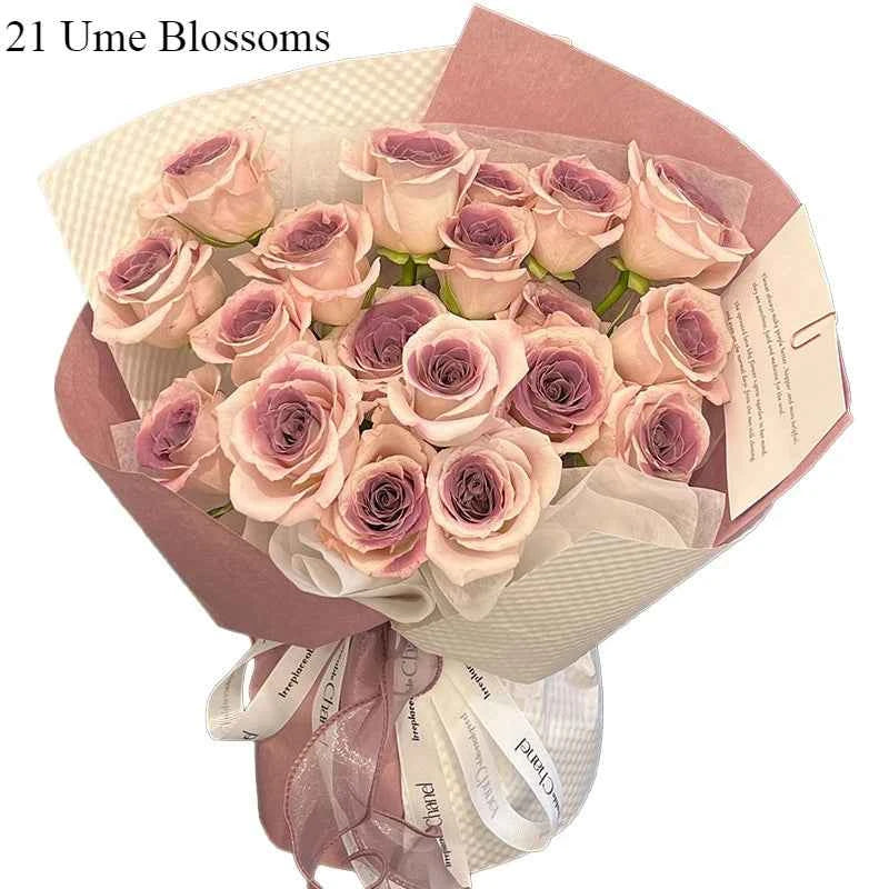 Umeko Sauce Eternal Life Flower Simulation Floral Soap Rose Bouquet Birthday Gift for Girlfriend and Best Friend Holiday