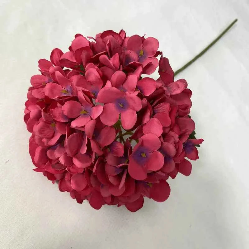 1 bouquet Artificial Silk Peony Hydrangea Flower Home Wedding Party Birthday New Year Valentines Day Floral Decor